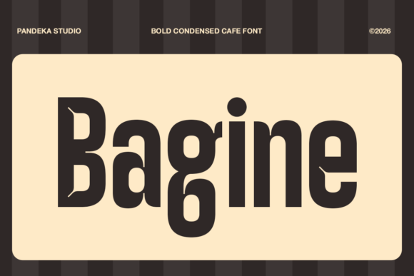 Bagine: Your Bold Typeface for Warm Branding