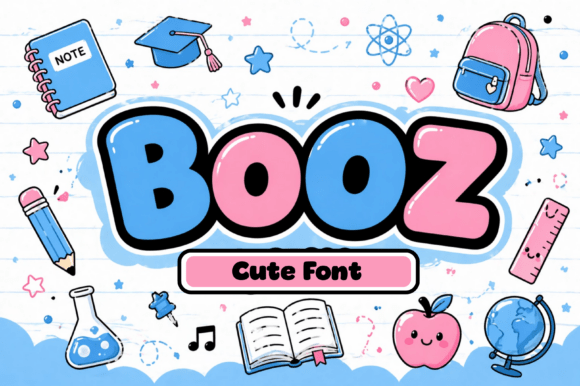 Booz and The BoOZ Font: A Playful Bubble Typeface for Creative Projects