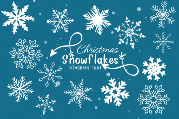 Christmas Snowflakes: A Dingbats Font for Winter Projects