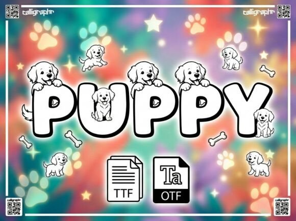 Command Attention: How the Puppy Typeface Redefines Visual Hierarchy in Modern Design