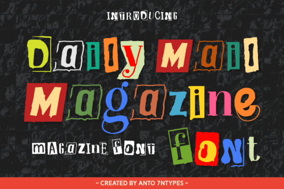 Daily Mail Magazine Font: Reviving Ransom Note Style