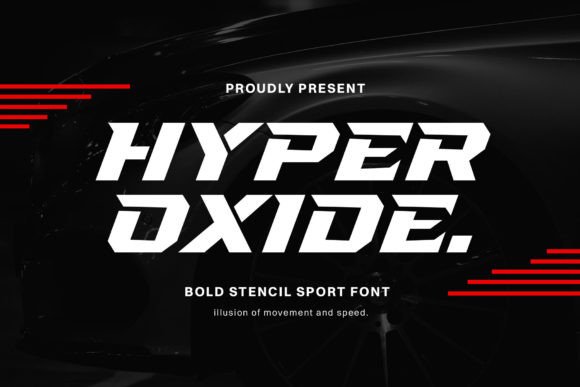 Hyper Oxide: The Bold Stencil Font Fueling Modern Branding