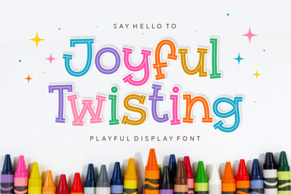 Joyful Twisting: A Typeface with Hand-Crafted Wonder