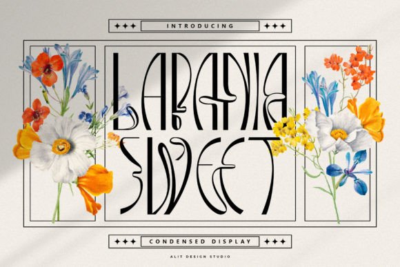 Lapania Sweet Typeface: Dynamic Elegance in Every Curve