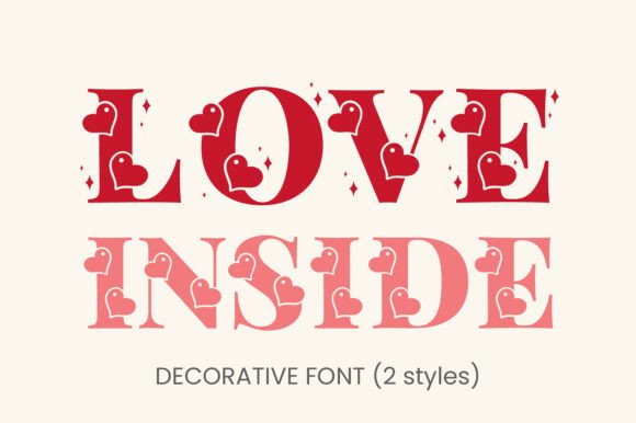Love Inside: Unlocking the Charm of This Heartfelt Decorative Font