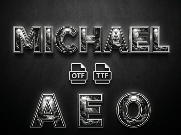 Michael and the Art of Making a Statement with Decorative Typography