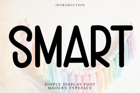 Smart and Smart Typeface: A Festive Font for Holiday and Creative Projects