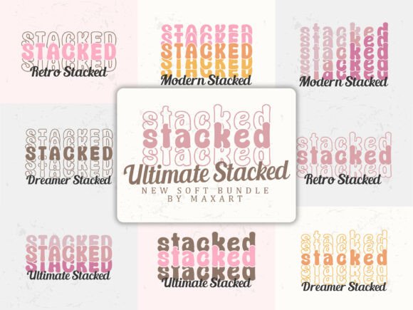 Ultimate Stacked: A Typeface with Volume and Charm
