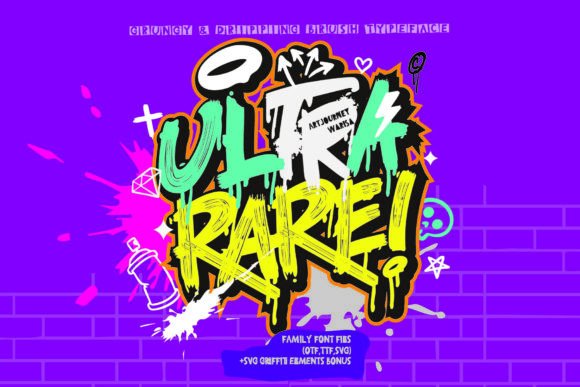 Unleash Raw Energy: The Ultra Rare Distressed Nightmare Font